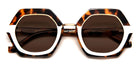 J.F. Rey® Adda JFR Adda 9810 49 - 9810 Demi/White Sunglasses