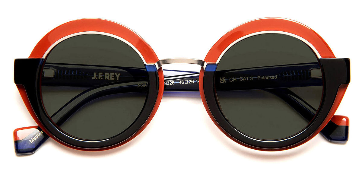 J.F. Rey® Agatha JFR Agatha 3328 46 - 3328 Red Brick/Blue Sunglasses
