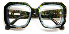 J.F. Rey® Alaska JFR Alaska 4722 50 - 4722 Green Tweed/Blue Eyeglasses