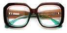 J.F. Rey® Alaska JFR Alaska 9741 50 - 9741 Hazelnut/Green Mint Eyeglasses