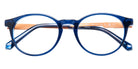 J.F. Rey® Albert Round Eyeglasses - Blue/Gray/Orange