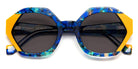 J.F. Rey® Amber JFR Amber 5028 52 - 5028 Mustard/Blue Sunglasses