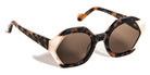 J.F. Rey® Amber JFR Amber 9110 52 - 9110 White/Demi Light Sunglasses