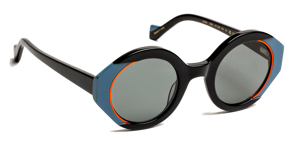 J.F. Rey® Anna JFR Anna 2200 47 - 2200 Blue/Black Sunglasses