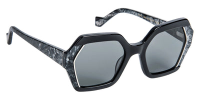 J.F. Rey® April Sun JFR April 0813 53 - 0813 Black / Demi Grey Gl Sunglasses