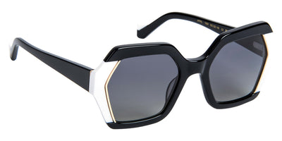 J.F. Rey® April Sun JFR April 1000 53 - 1000 White / Black Gl Sunglasses