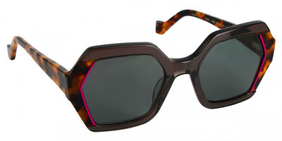 J.F. Rey® April JFR April 0098 53 - 0098 Black/Demi GL Sunglasses