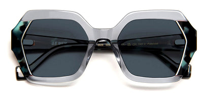 J.F. Rey® April JFR April 0828 53 - 0828 Black/Blue Pale Sunglasses