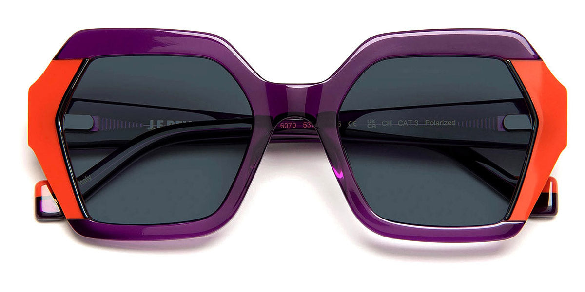 J.F. Rey® April JFR April 6070 53 - 6070 Orange/Purple Sunglasses