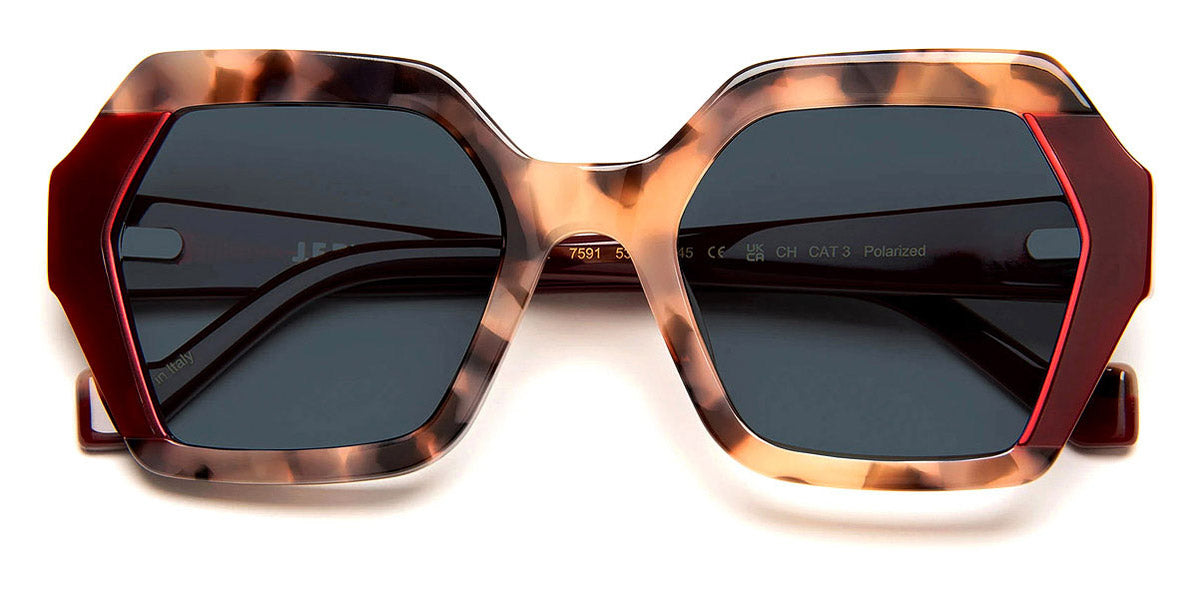 J.F. Rey® April JFR April 7591 53 - 7591 Plum/Demi Sunglasses