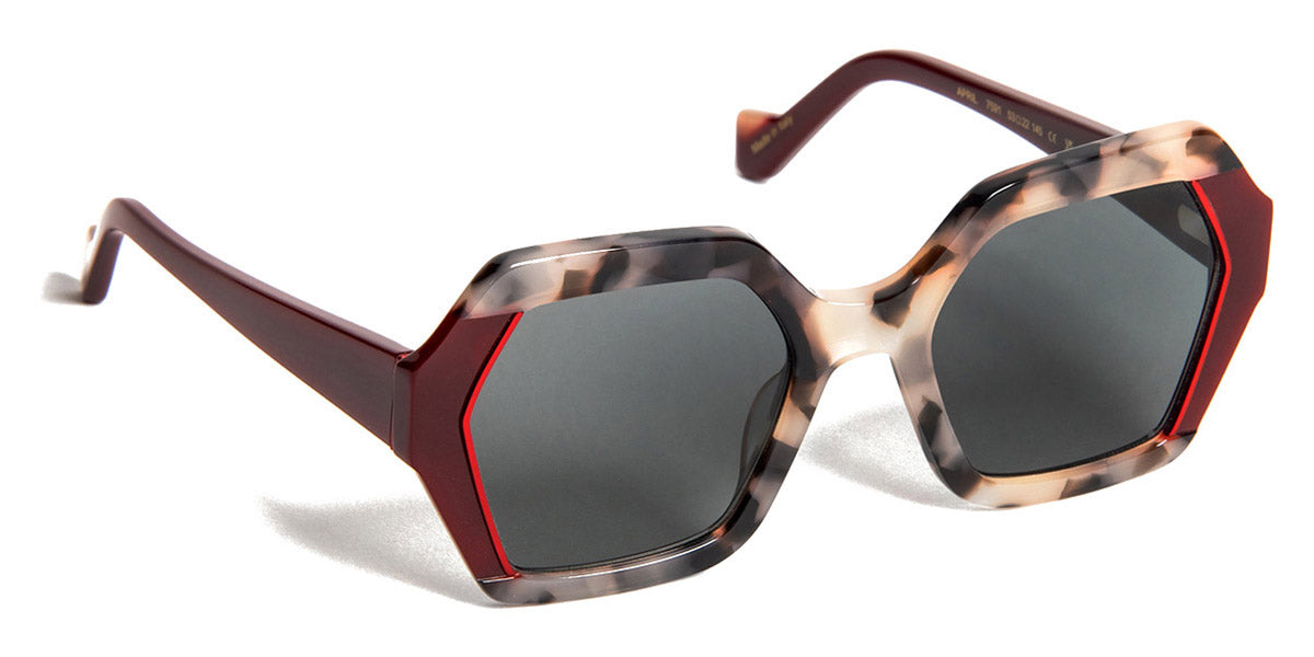 J.F. Rey® April JFR April 7591 53 - 7591 Plum/Demi Sunglasses