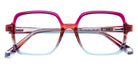 J.F. Rey® Astrid Oversized Eyeglasses - Gradient Red/Blue
