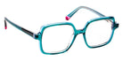 J.F. Rey® Astrid Oversized Eyeglasses - Green Blue/Pink
