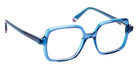 J.F. Rey® Astrid Oversized Eyeglasses - Purple/Blue