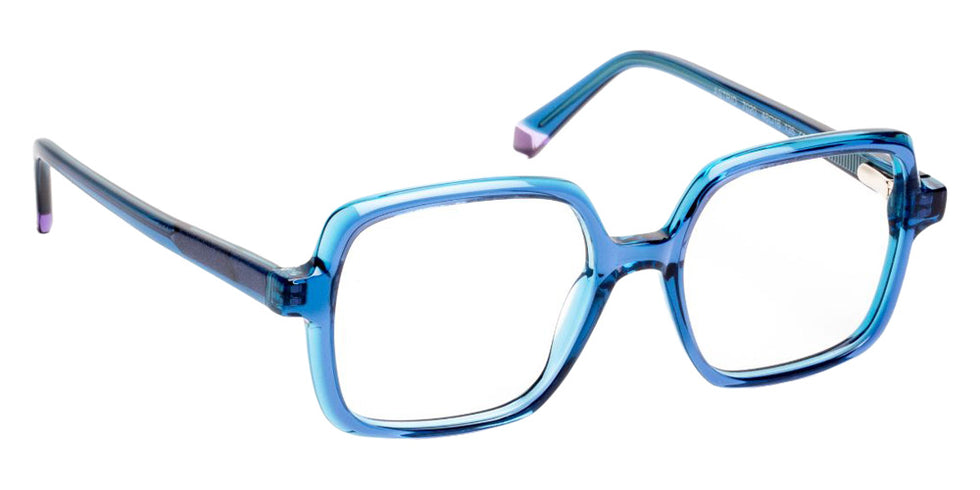 J.F. Rey® Astrid Oversized Eyeglasses - Purple/Blue