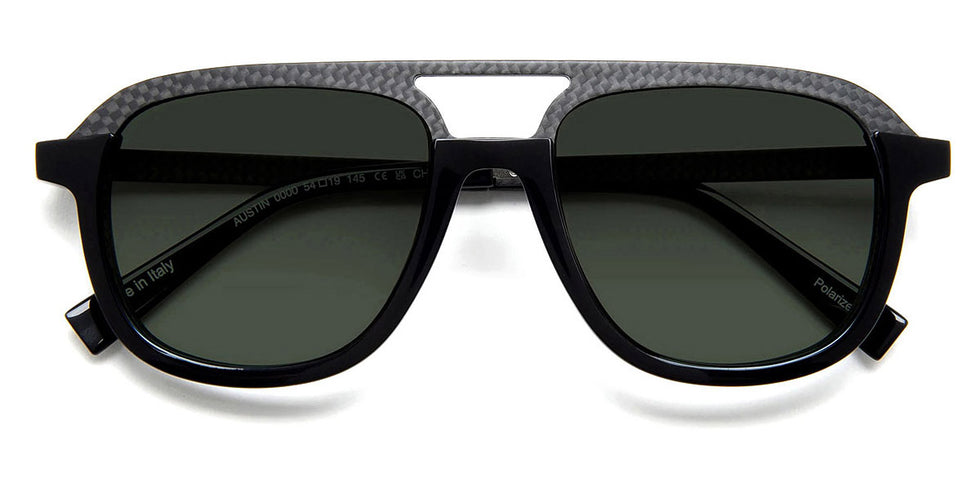 J.F. Rey® Austin JFR Austin 0000 54 - 0000 Carbon Black/Black Sunglasses