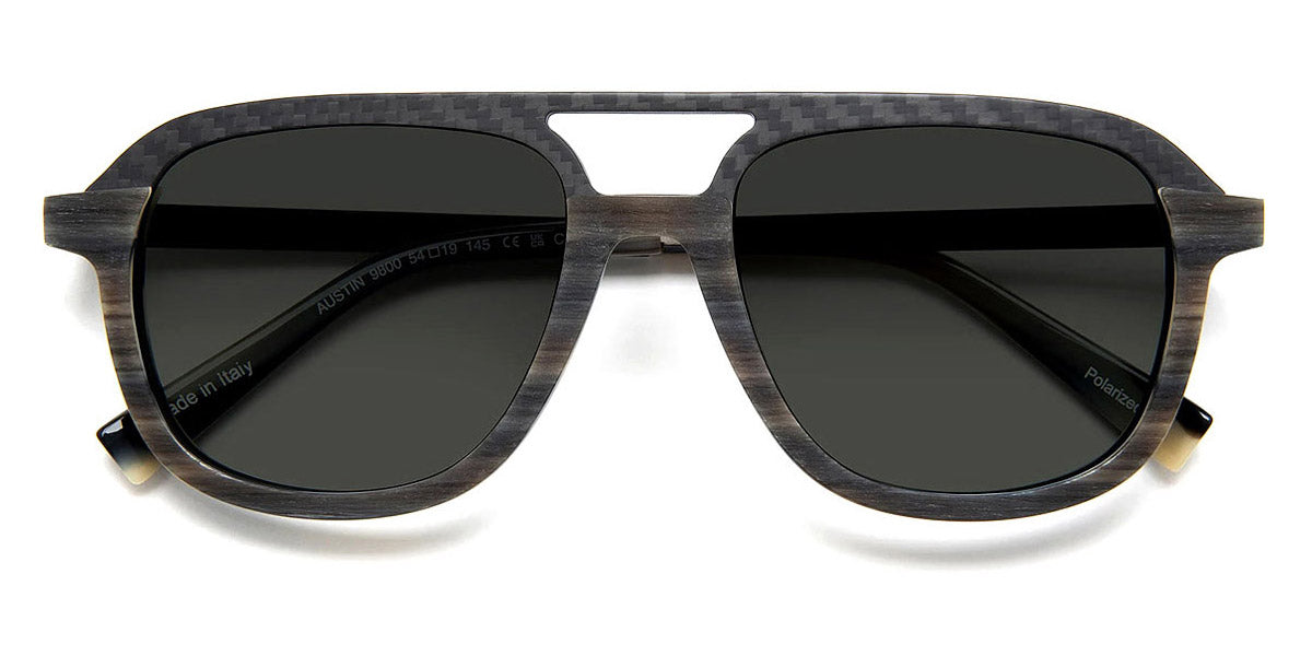 J.F. Rey® Austin JFR Austin 9800 54 - 9800 Carbon Demi/Black Sunglasses