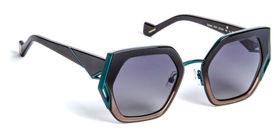 J.F. Rey® Babette JFR Babette 0044 52 - 0044 Black / Khaki GGL Sunglasses