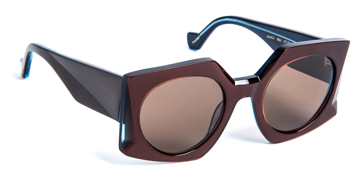 J.F. Rey® Bianca JFR Bianca 9824 53 - 9824 Toffee / Turquoise BL Sunglasses