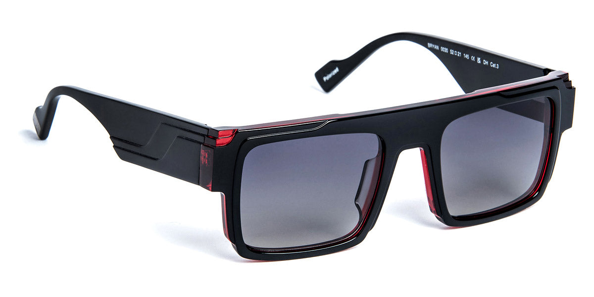 J.F. Rey® Bryan JFR Bryan 0030 52 - 0030 Black / Red Top Ggl Sunglasses