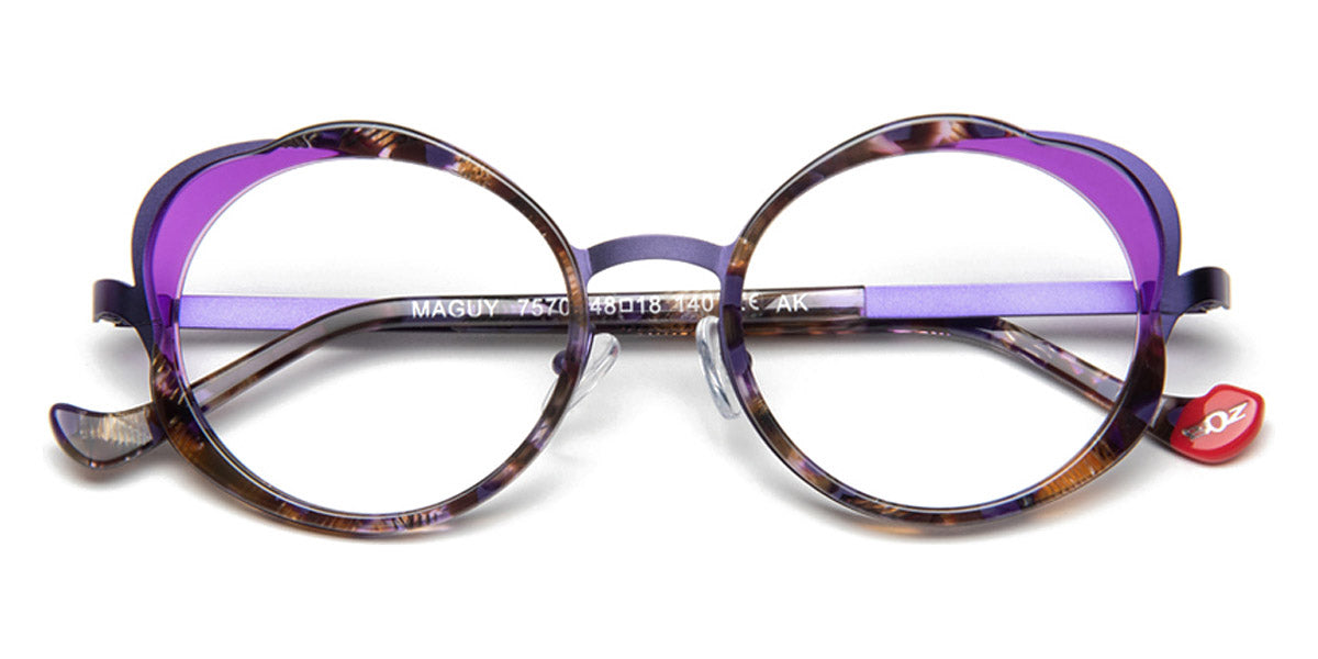 J.F. Rey® Maguy JFR Maguy 7570 48 - 7570 Demi Purple/Plum Eyeglasses