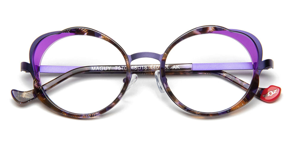 J.F. Rey® Maguy JFR Maguy 7570 48 - 7570 Demi Purple/Plum Eyeglasses