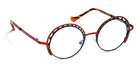 J.F. Rey® Michka JFR Michka 9028 46 - 9028 BROWN / DARK BLUE Eyeglasses