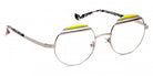 J.F. Rey® Patty JFR Patty 0242 51 - 0242 Silver/Anise Eyeglasses