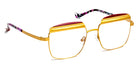 J.F. Rey® Petra JFR Petra 5073 53 - 5073 Gold Satin/Quetsch Eyeglasses
