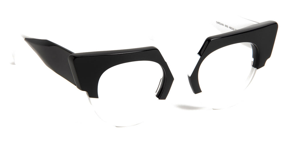 J.F. Rey® Carolina JFR Carilona 0100 49 - 0010 Black/White Eyeglasses