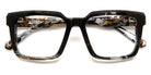 J.F. Rey® Columbus JFR Columbus 0399 55 - 0399 BLACK STRIPED / DEMI WHITE Eyeglasses