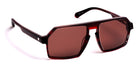 J.F. Rey® Daytona JFR Daytona 3636 57 - 3636 Red Brick Brl Sunglasses