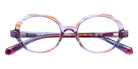 J.F. Rey® Flora Round Eyeglasses - Nuage Mauve Pink