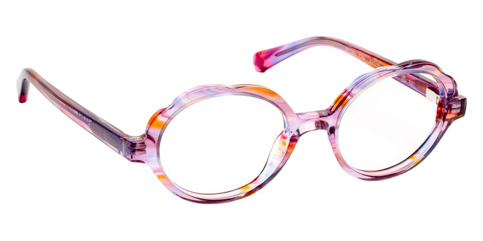 J.F. Rey® Flora Round Eyeglasses - Nuage Mauve Pink