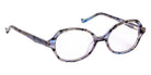 J.F. Rey® Graff Cat-Eye Eyeglasses - Glitter Black/Purple