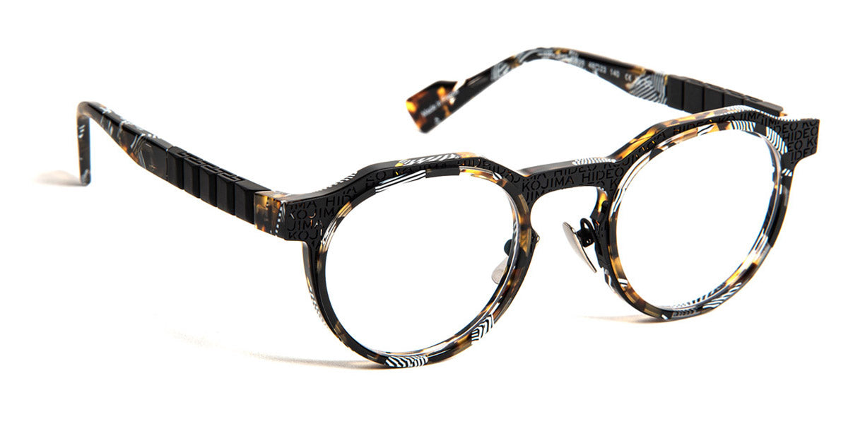 J.F. Rey® HKXJF04 JFR HKXJF04 0098 48 - 0098 Black/Patchwork Eyeglasses
