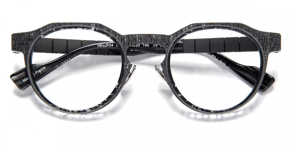 J.F. Rey® HKXJF04 JFR HKXJF04 0200 48 - 0200 Design Black/Gray Eyeglasses