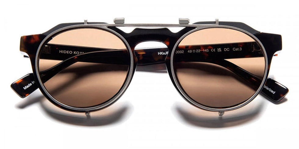 J.F. Rey® HKXJF08 JFR HKXJF08 0002 49 - 0002 Demi/Black Sunglasses
