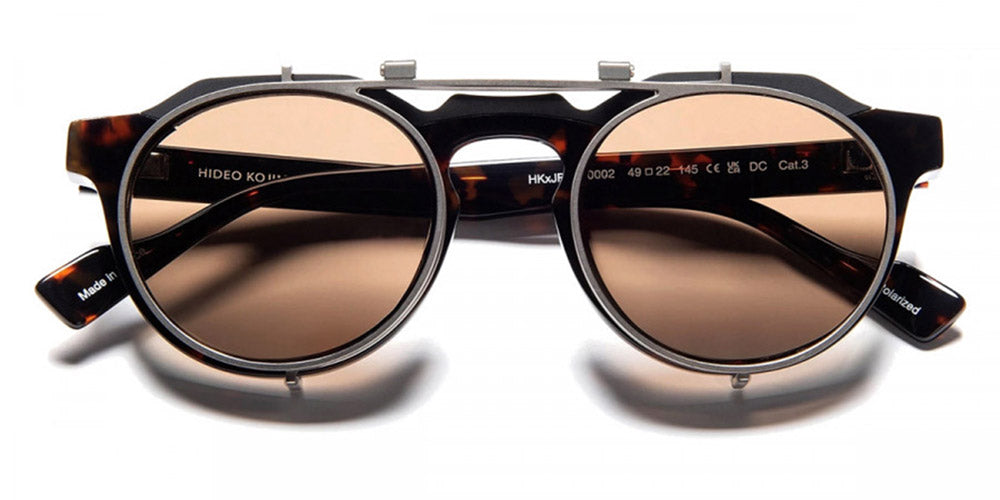 J.F. Rey® HKXJF08 JFR HKXJF08 0002 49 - 0002 Demi/Black Sunglasses