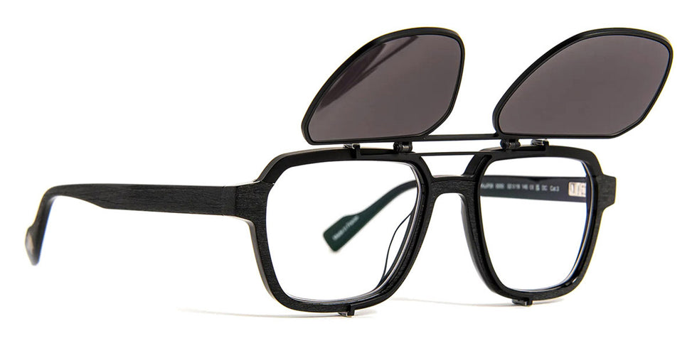 J.F. Rey® HKXJF09 JFR HKXJF09 0000 52 - 0000 Granite Black/Black Sunglasses