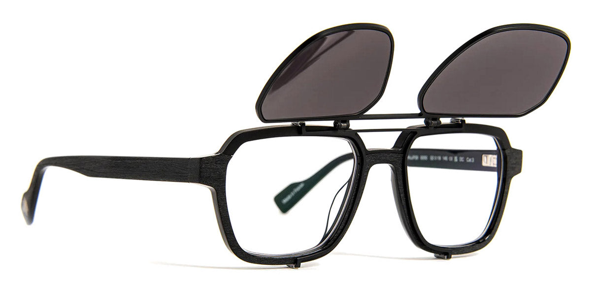 J.F. Rey® HKXJF09 JFR HKXJF09 0000 52 - 0000 Granite Black/Black Sunglasses