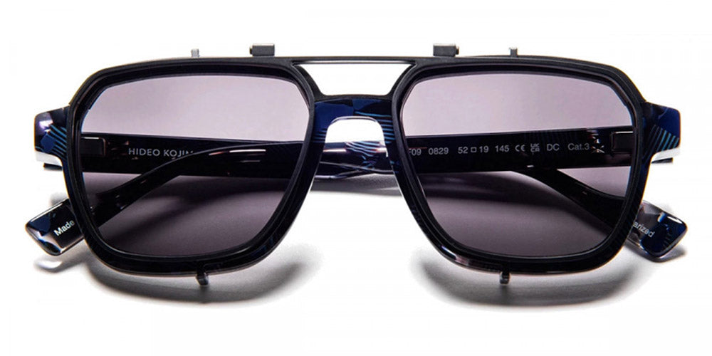 J.F. Rey® HKXJF09 JFR HKXJF09 0829 52 - 0829 Blue/Black Sunglasses