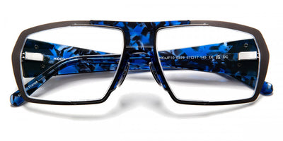 J.F. Rey® HKXJF10 JFR HKXJF10 0229 57 - 0229 Blue/Gun Sunglasses