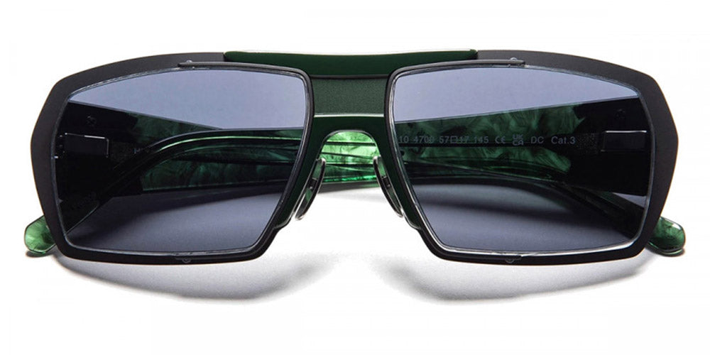 J.F. Rey® HKXJF10 JFR HKXJF10 4700 57 - 4700 Green/Matte Black Sunglasses