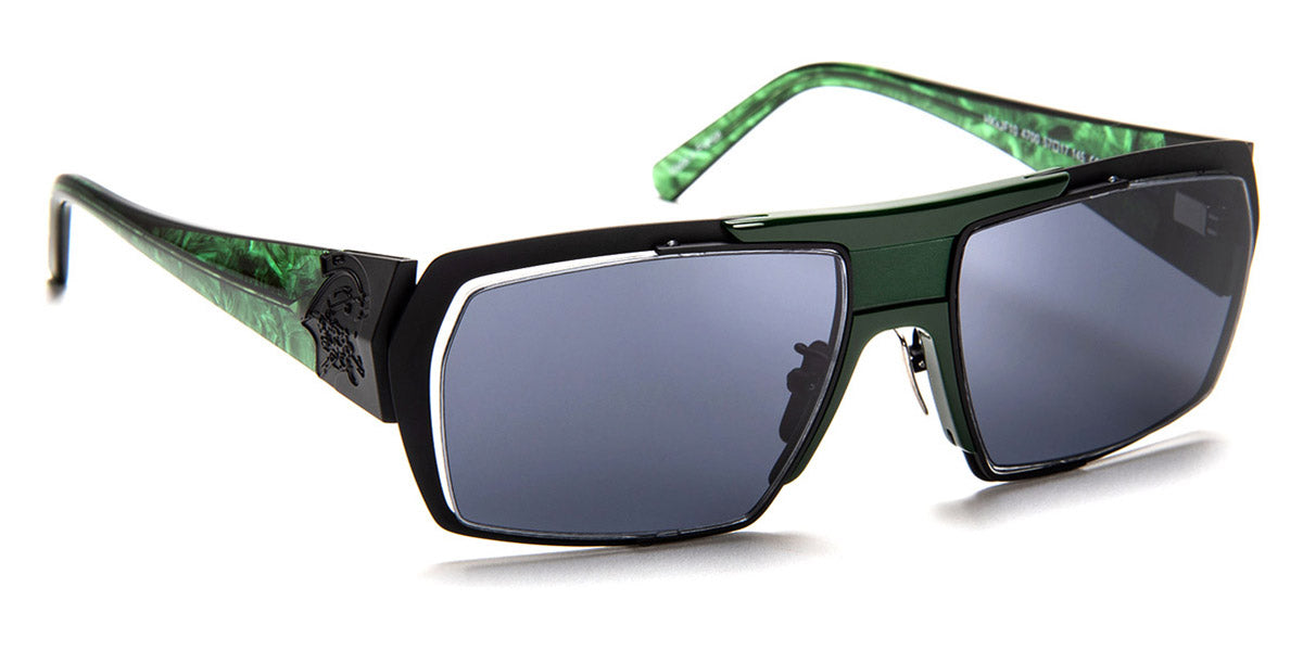 J.F. Rey® HKXJF10 JFR HKXJF10 4700 57 - 4700 Green/Matte Black Sunglasses