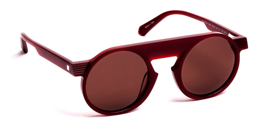 J.F. Rey® Houston JFR Houston 3636 50 - 3636 Burgundy Brl Sunglasses