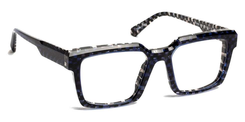 J.F. Rey® Indiana JFR Indiana 2809 52 - 2809 Blue Striped Eyeglasses