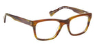 J.F. Rey® JF1296 Square Eyeglasses - Horn Red
