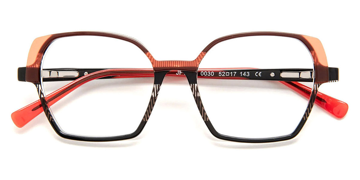 J.F. Rey® JF1511 JFR JF1511 0030 52 - 0030 Beautiful Black/Red Eyeglasses