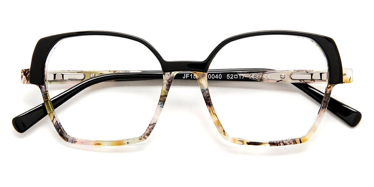 J.F. Rey® JF1511 JFR JF1511 0040 52 - 0040 Noir/Garden Green Eyeglasses